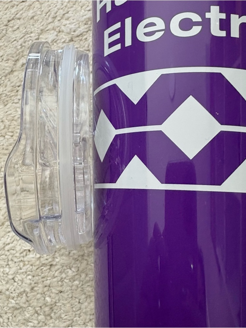 Hot Cold Purple Travel Tumbler with Lid- BPA free - Picture 8 of 13